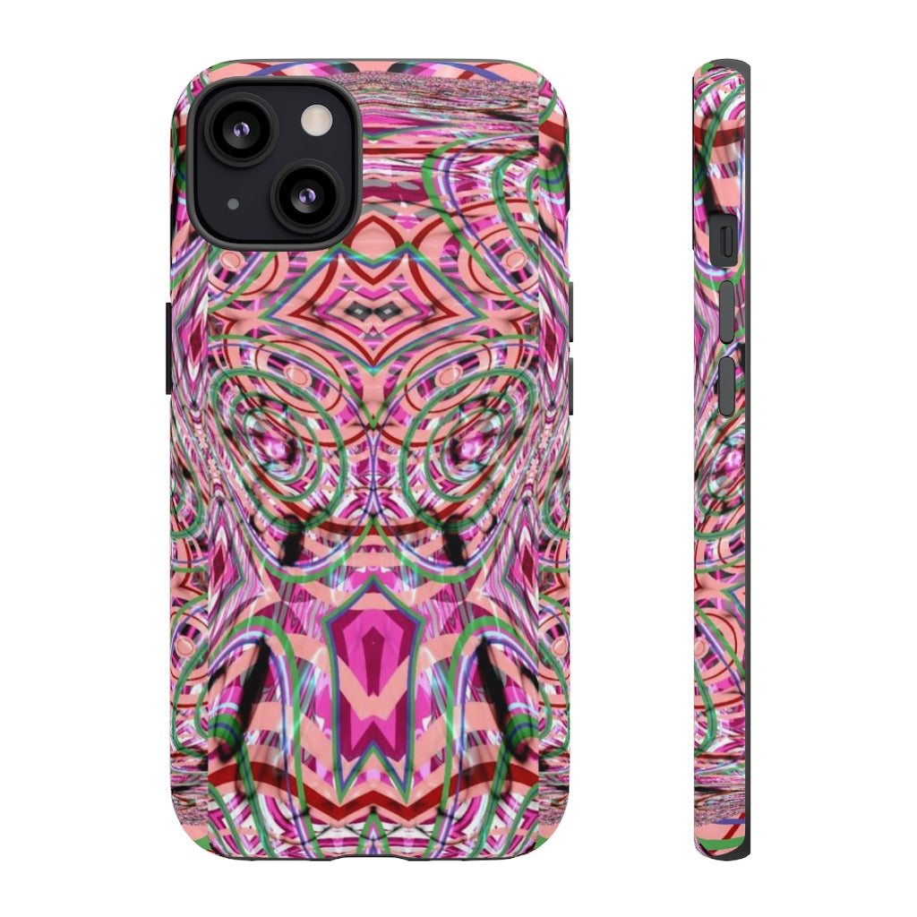 Pink Mess Art Tough Phone Cases