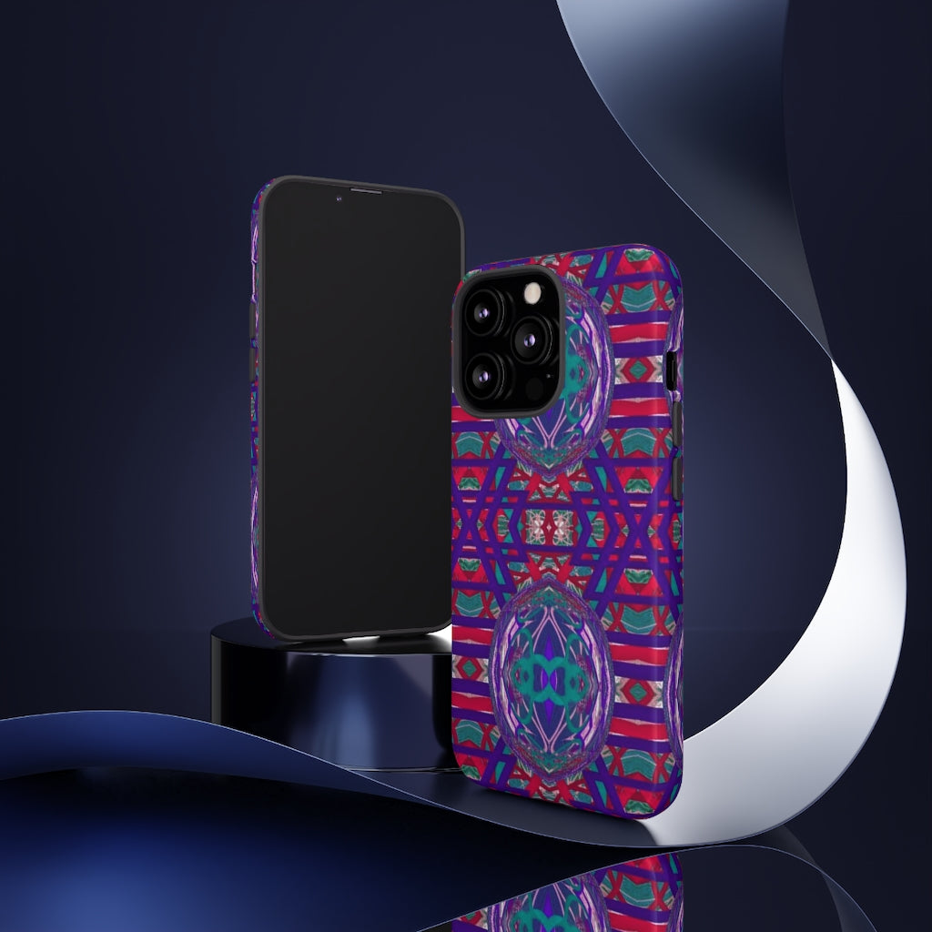 Purple Eggs Art Tough Phone Cases