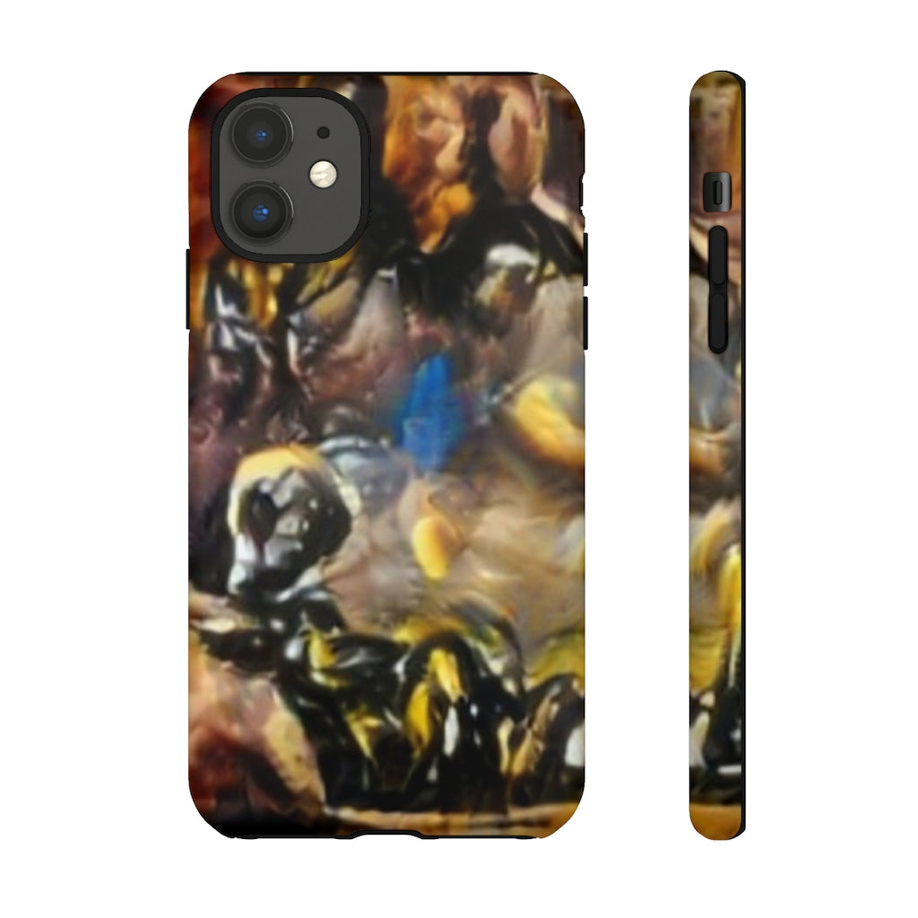 Bird At Apocalypse Prayer Art Tough Phone Case