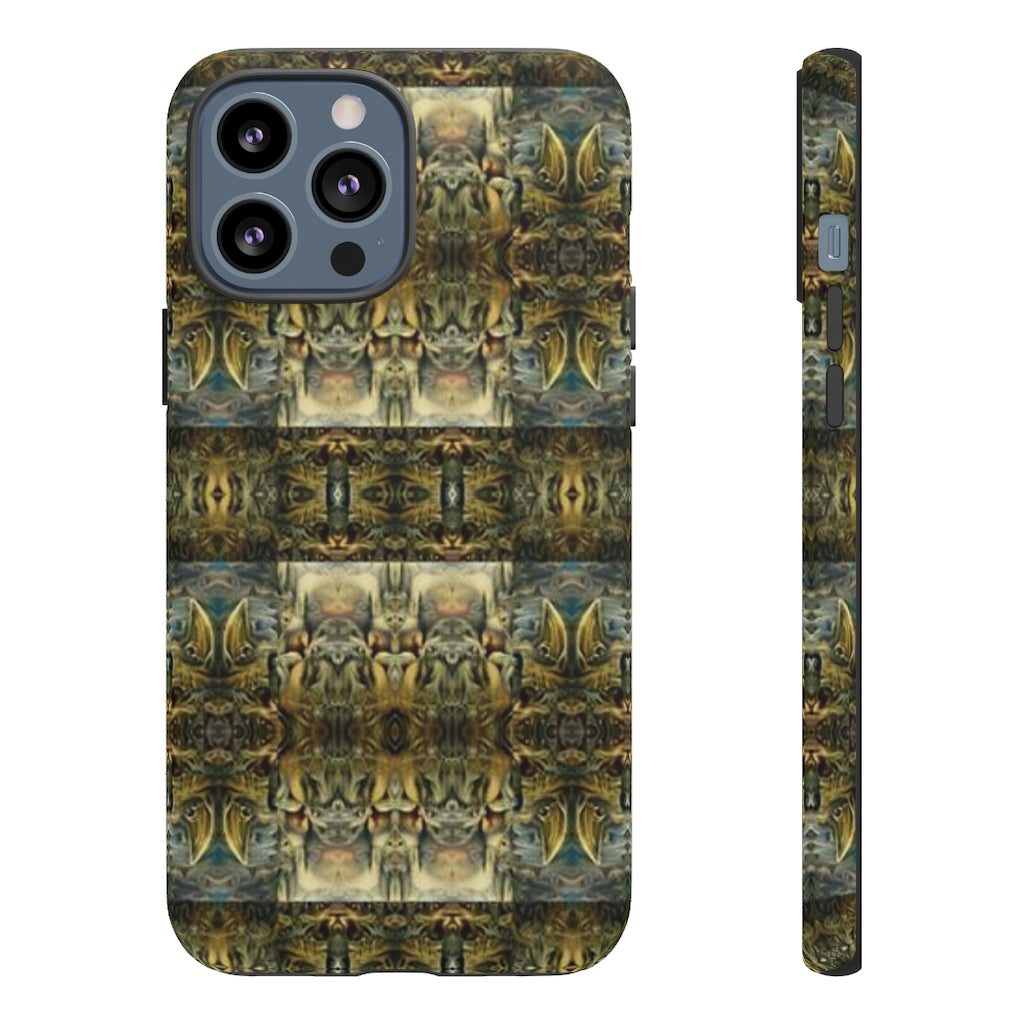 On Cats and Birds Art Tough Phone Case