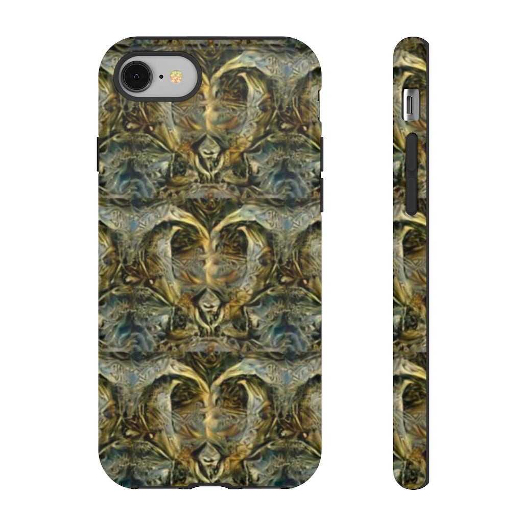 Ornate Gold Hearts II Tough Phone Case