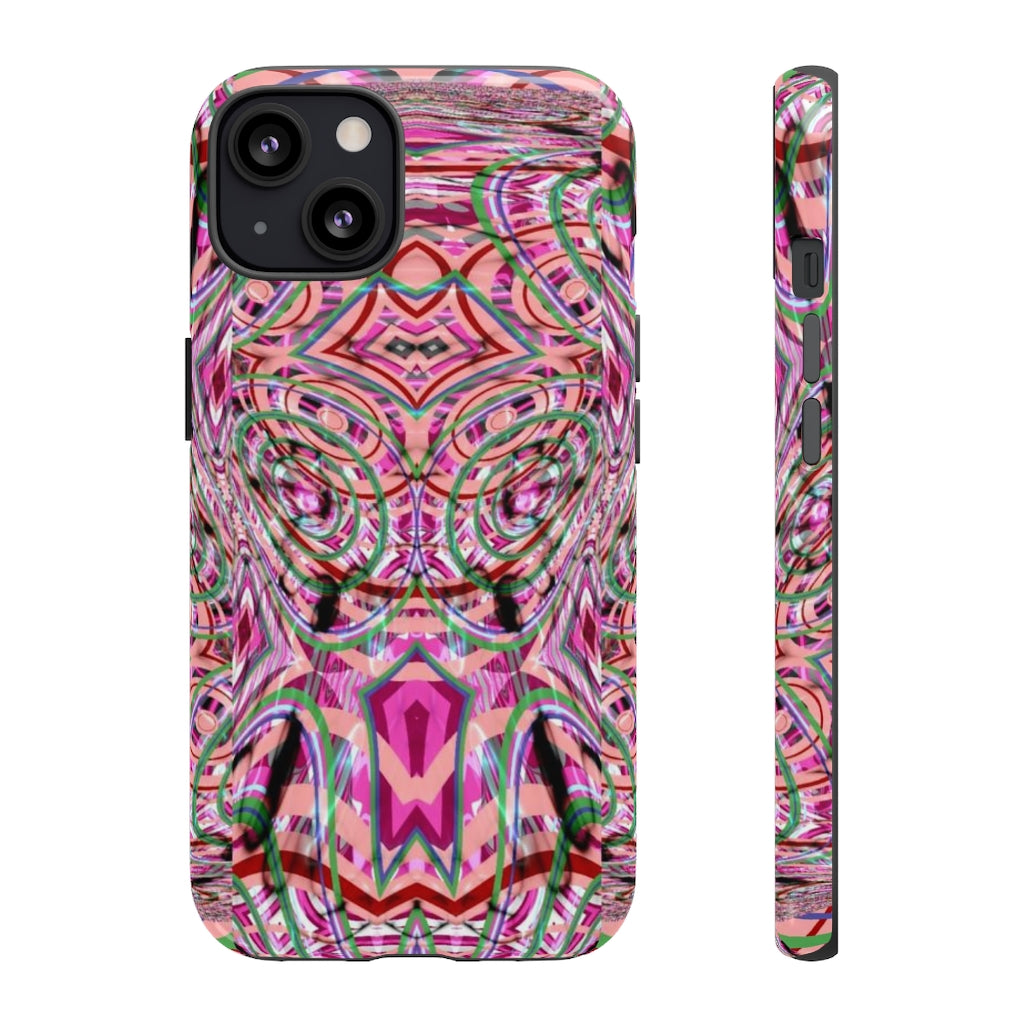 Pink Mess Art Tough Phone Cases