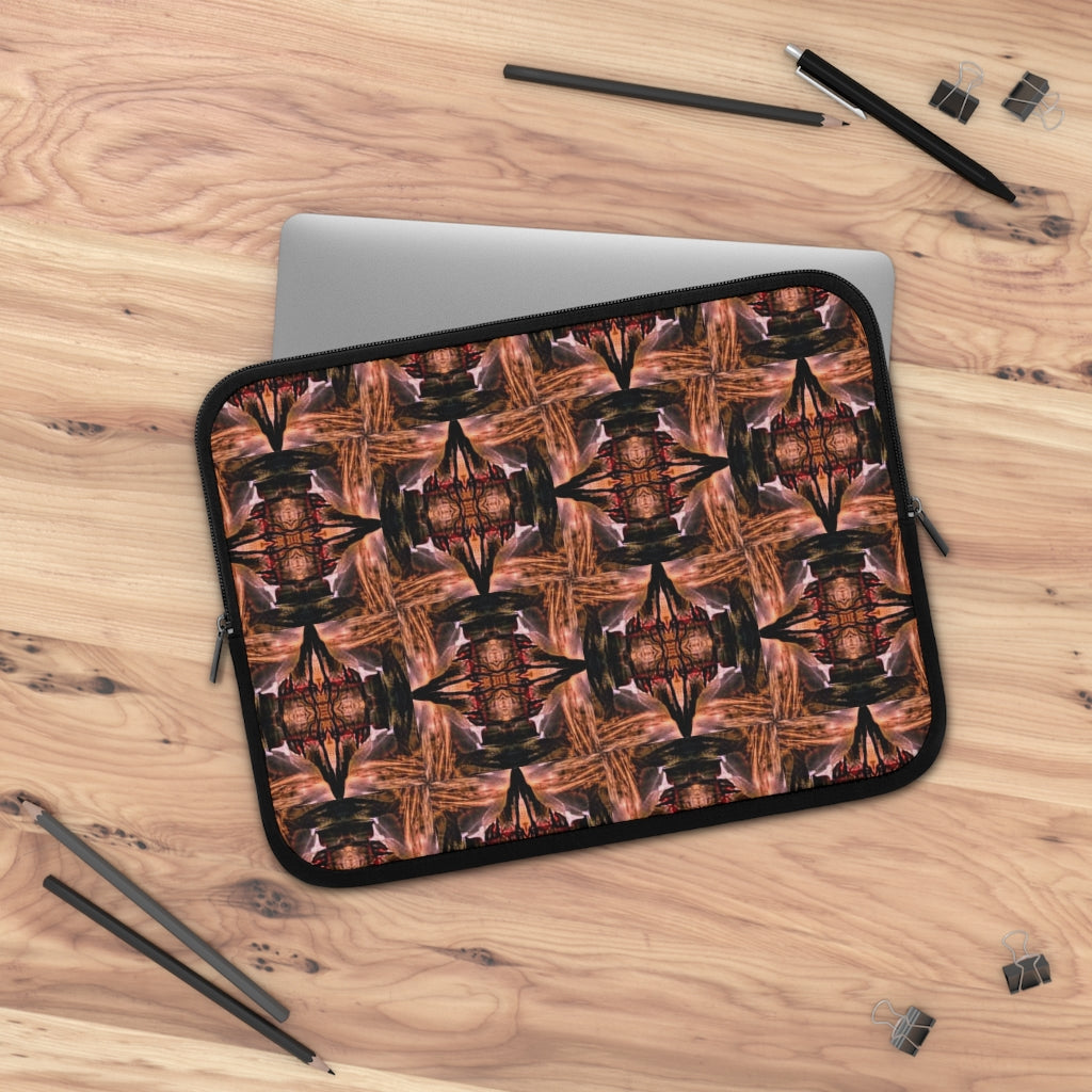 Pink Spyres Print Laptop Sleeve