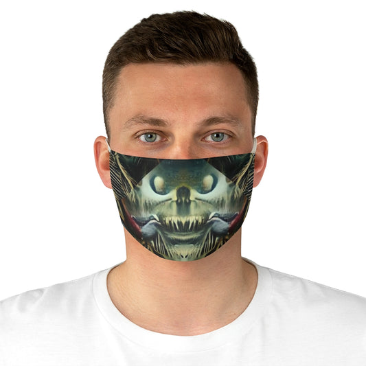 Skellton Key Print Fabric Face Mask