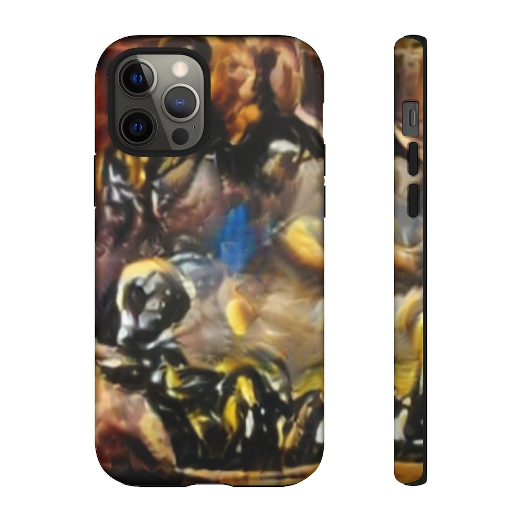 Bird At Apocalypse Prayer Art Tough Phone Case