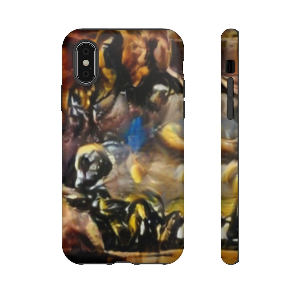 Bird At Apocalypse Prayer Art Tough Phone Case