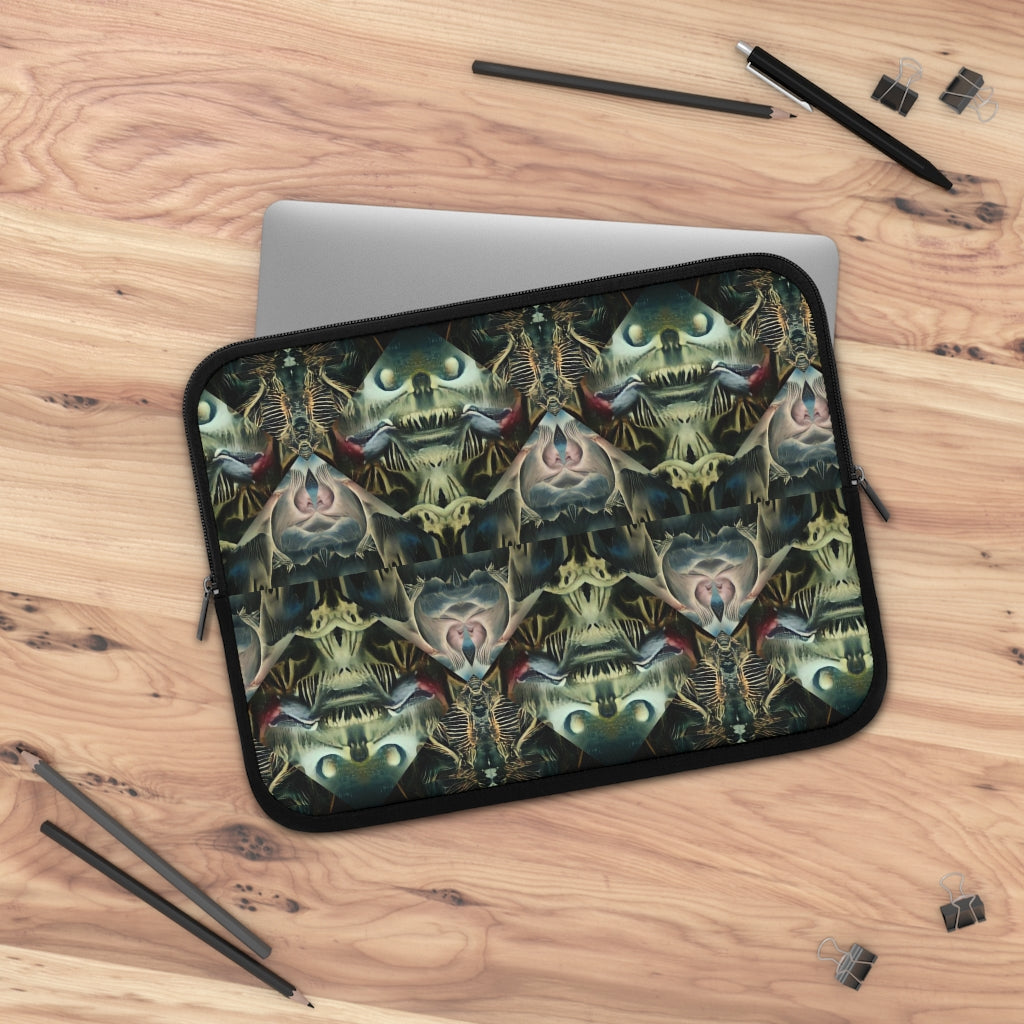 Skellton Key Print Laptop Sleeve