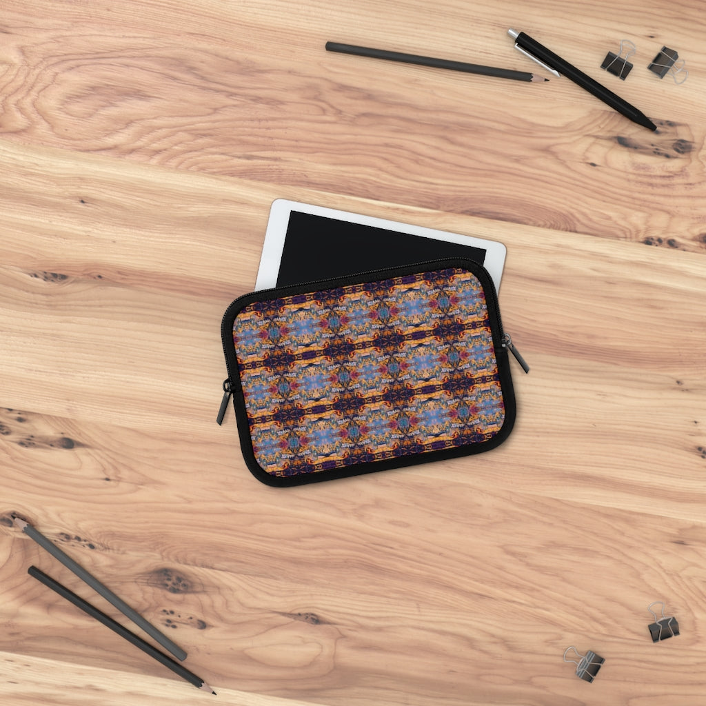 City Birds Print Laptop Sleeve