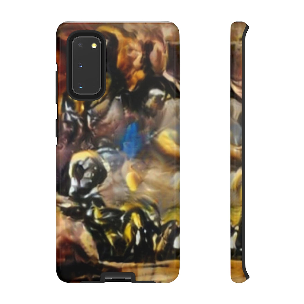 Bird At Apocalypse Prayer Art Tough Phone Case