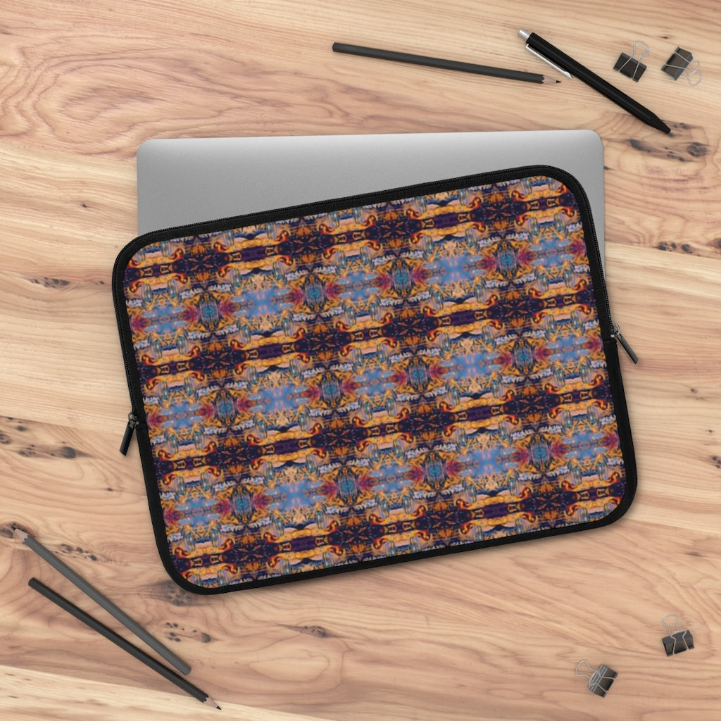 City Birds Print Laptop Sleeve