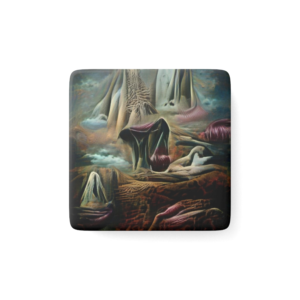 Dreamt Porcelain Magnet, Square