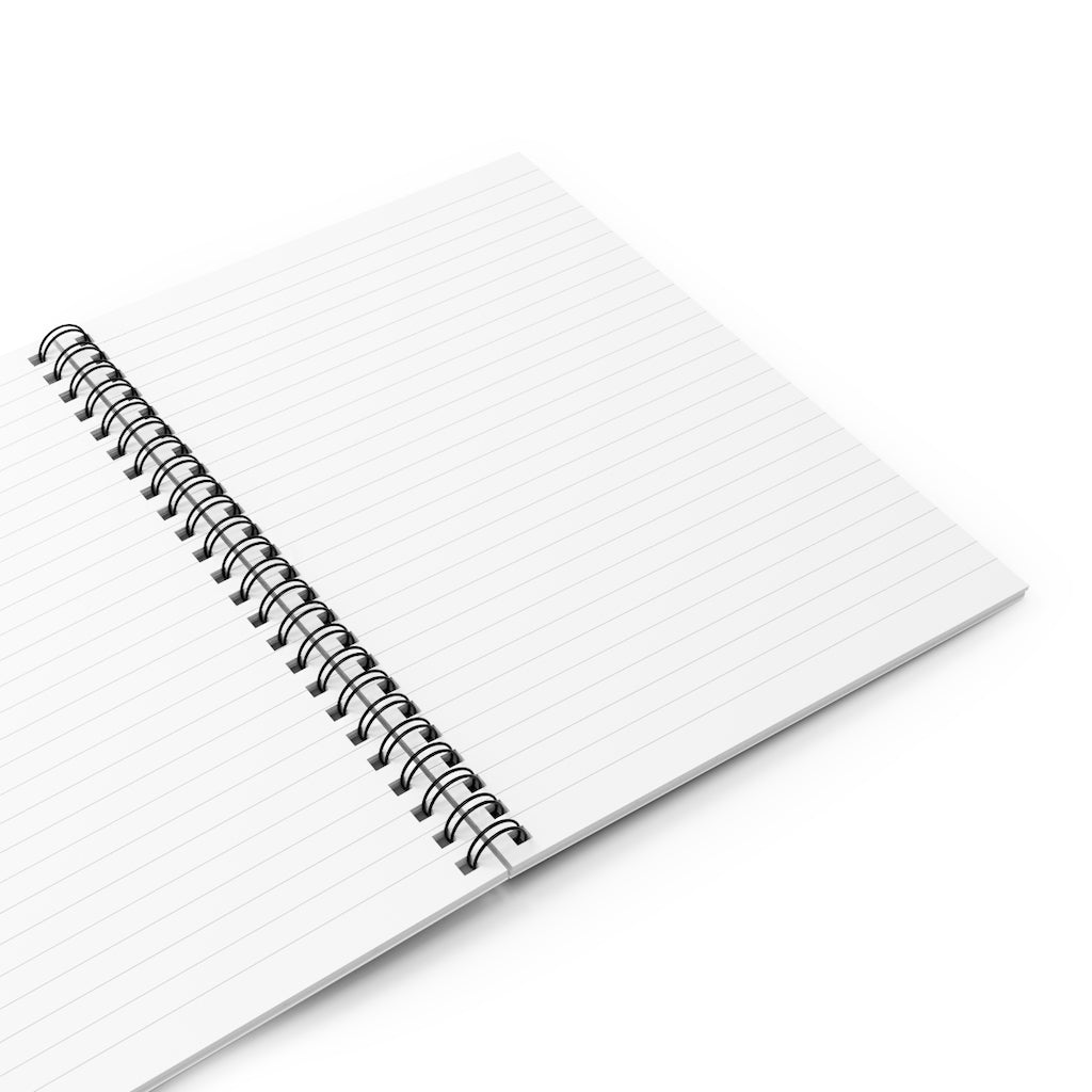 Skellton Key Print Spiral Notebook - Ruled Line