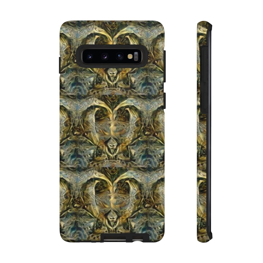 Ornate Gold Hearts II Tough Phone Case