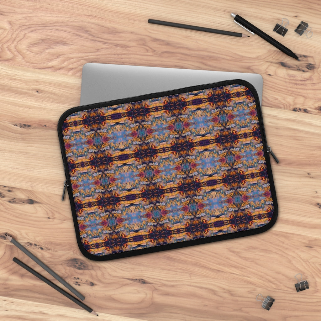 City Birds Print Laptop Sleeve