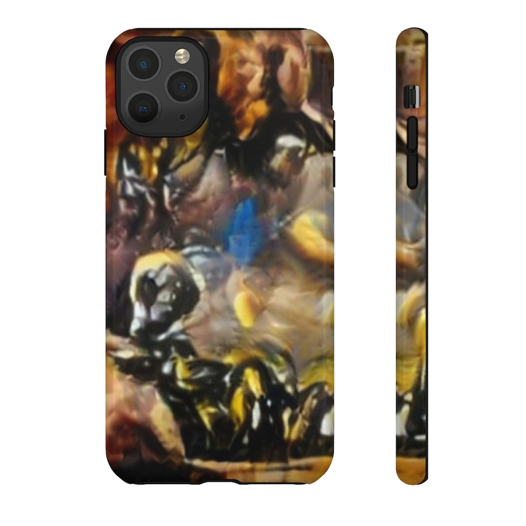 Bird At Apocalypse Prayer Art Tough Phone Case