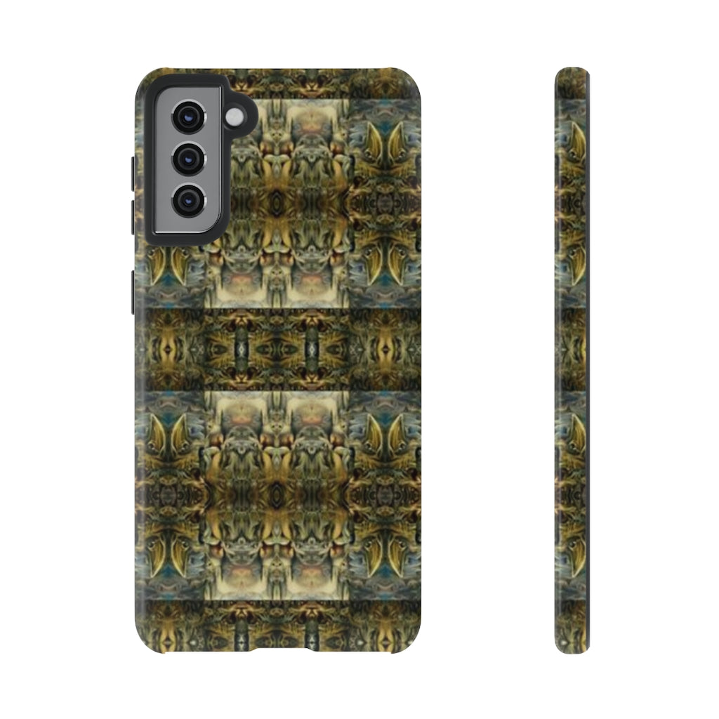 On Cats and Birds Art Tough Phone Case