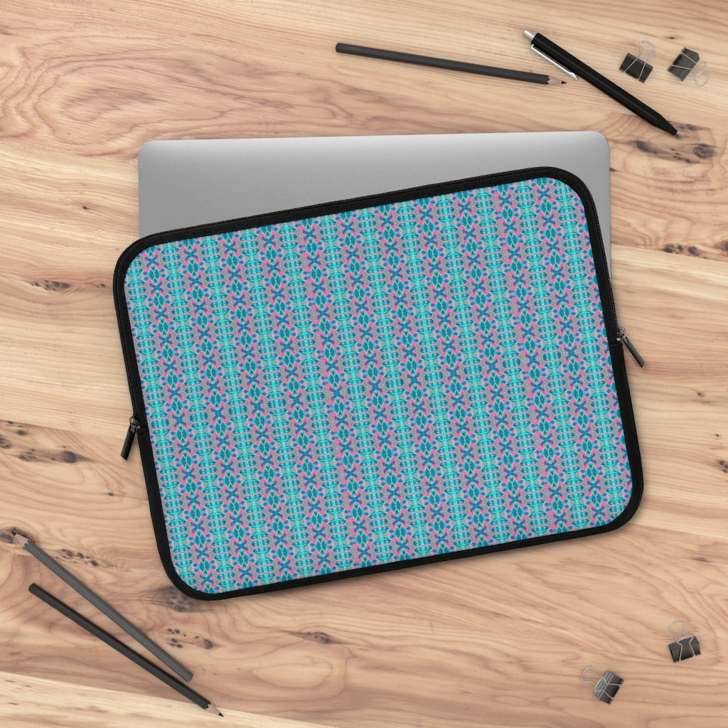 Robin Egg Blue Seed Pod Print Laptop Sleeve