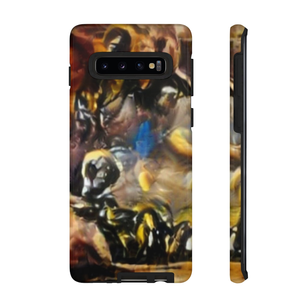 Bird At Apocalypse Prayer Art Tough Phone Case