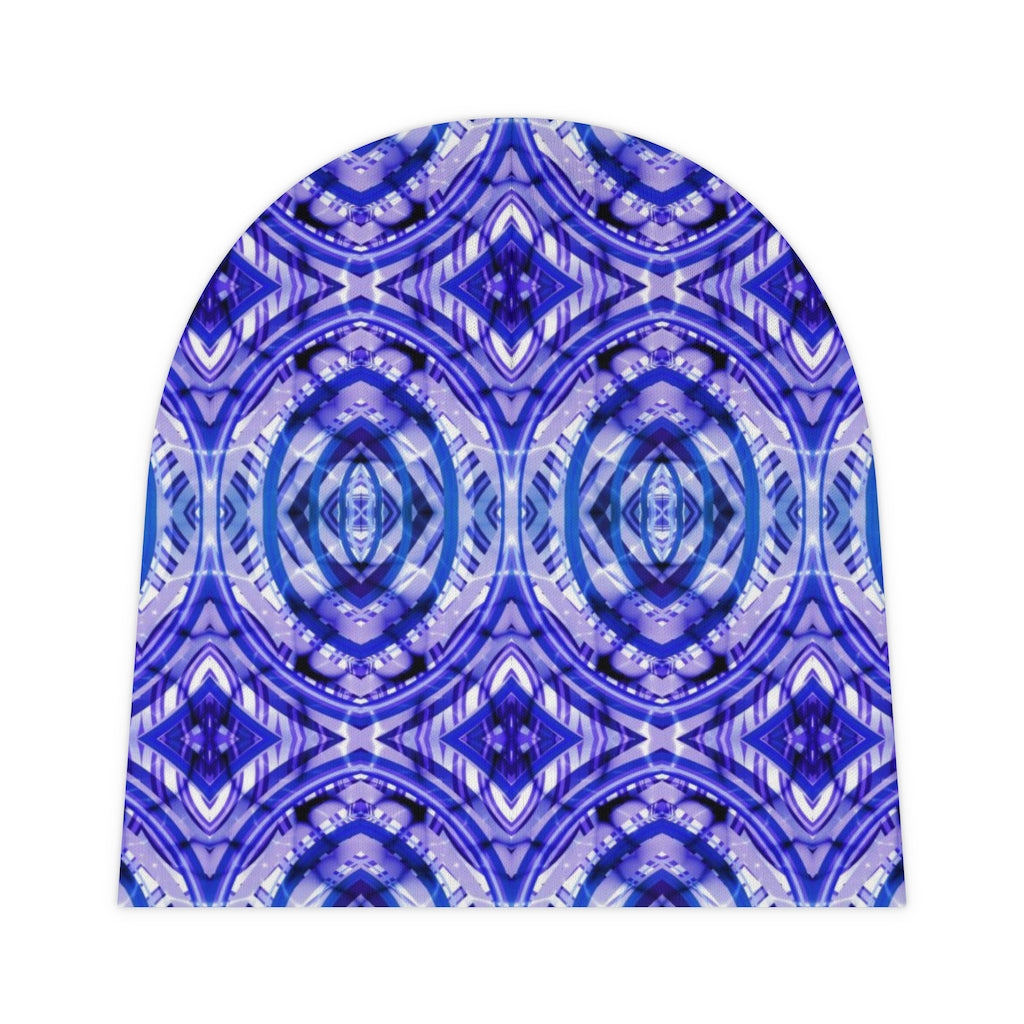 Blue Diamonds Baby Beanie