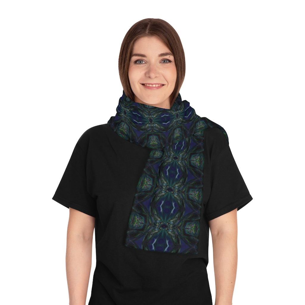 Captured Blue Butterflies Warm Scarf