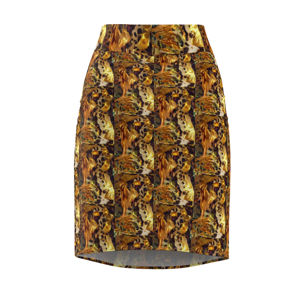 Goldgirl III Women's Pencil Skirt