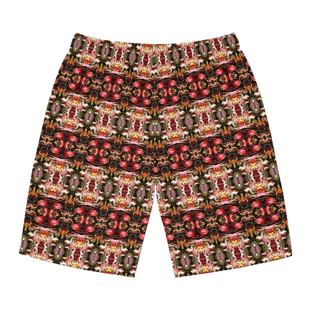 Oceans a Woman Print Men's Board Shorts