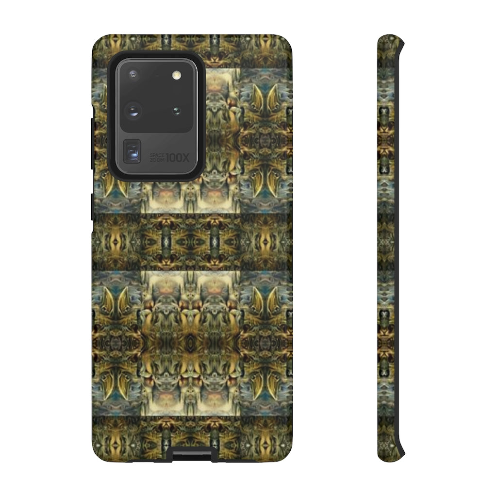 On Cats and Birds Art Tough Phone Case