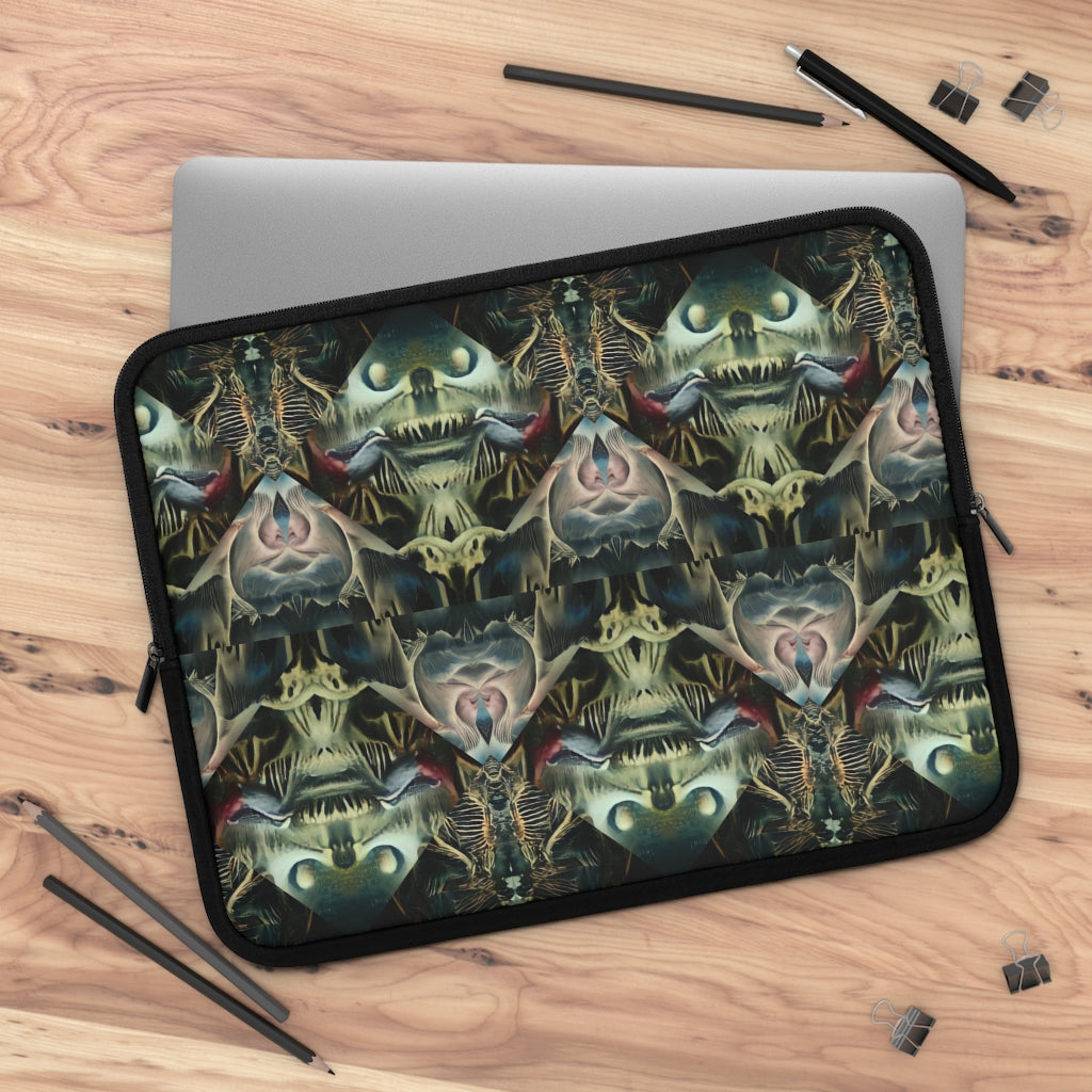 Skellton Key Print Laptop Sleeve