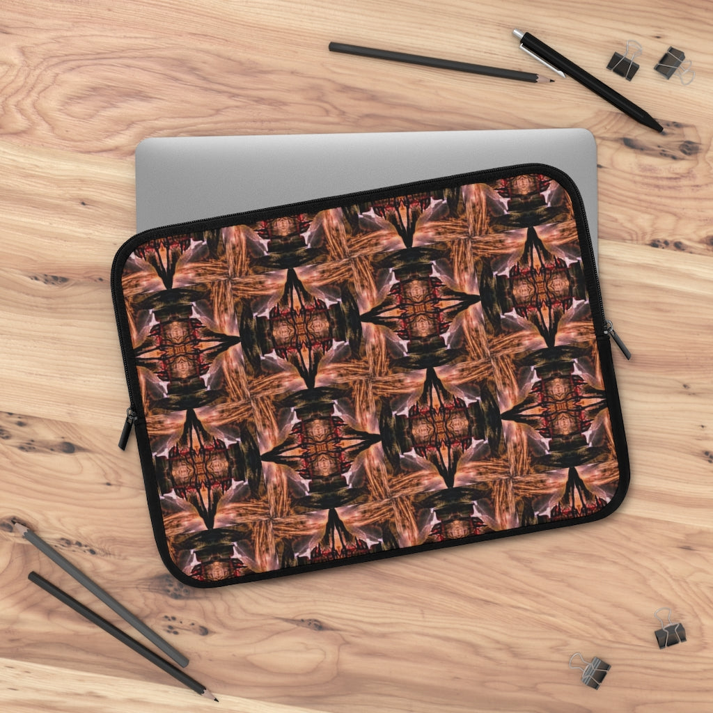 Pink Spyres Print Laptop Sleeve