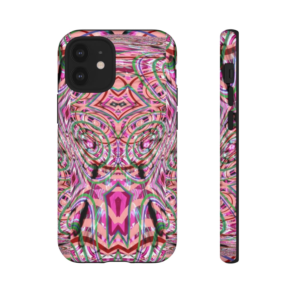 Pink Mess Art Tough Phone Cases