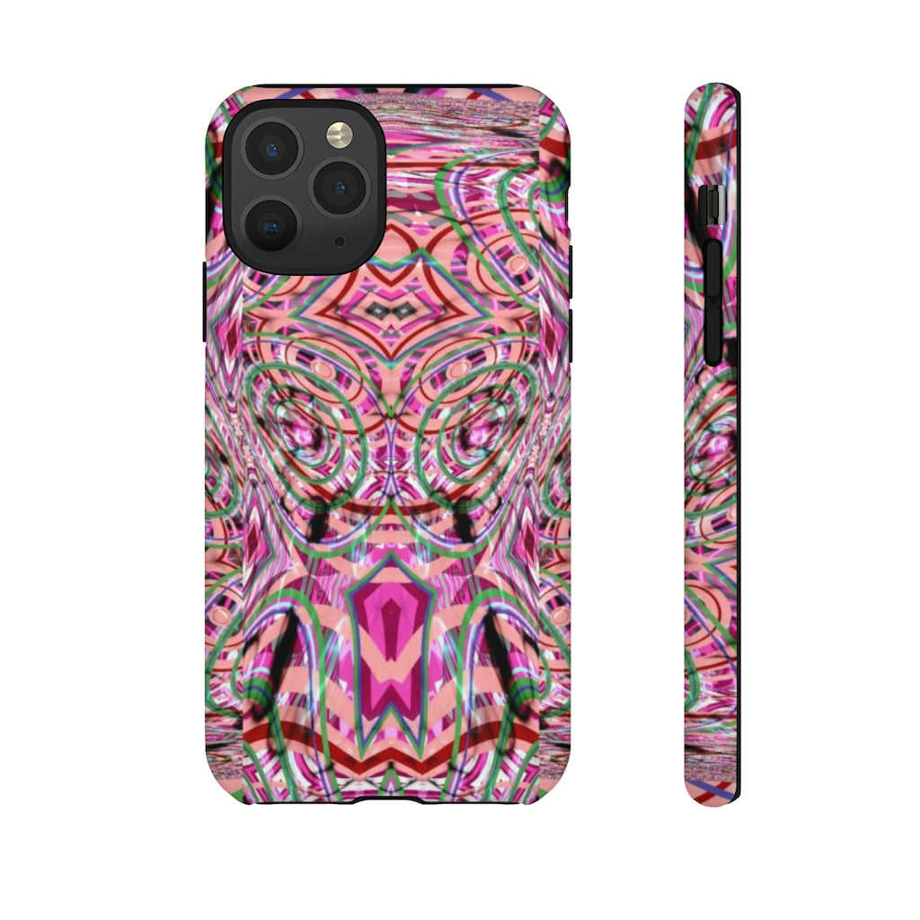 Pink Mess Art Tough Phone Cases