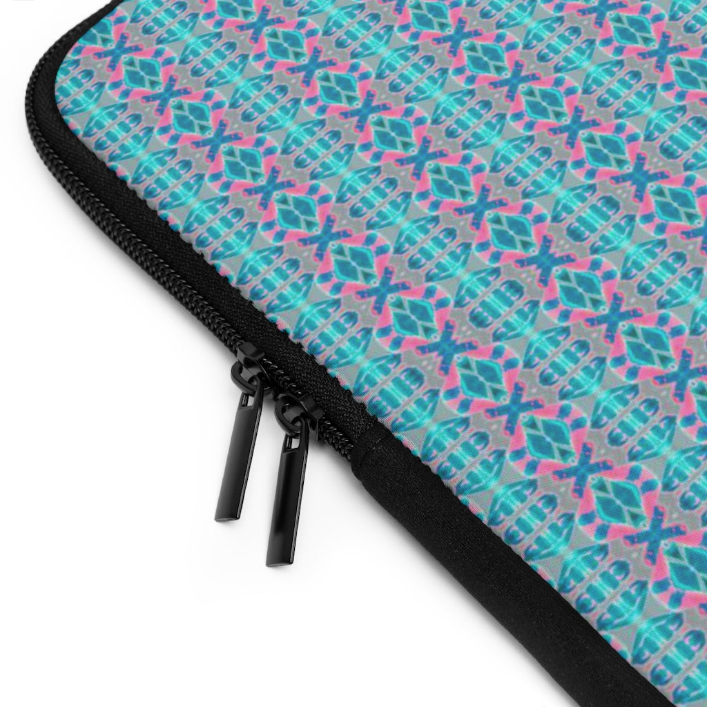 Robin Egg Blue Seed Pod Print Laptop Sleeve