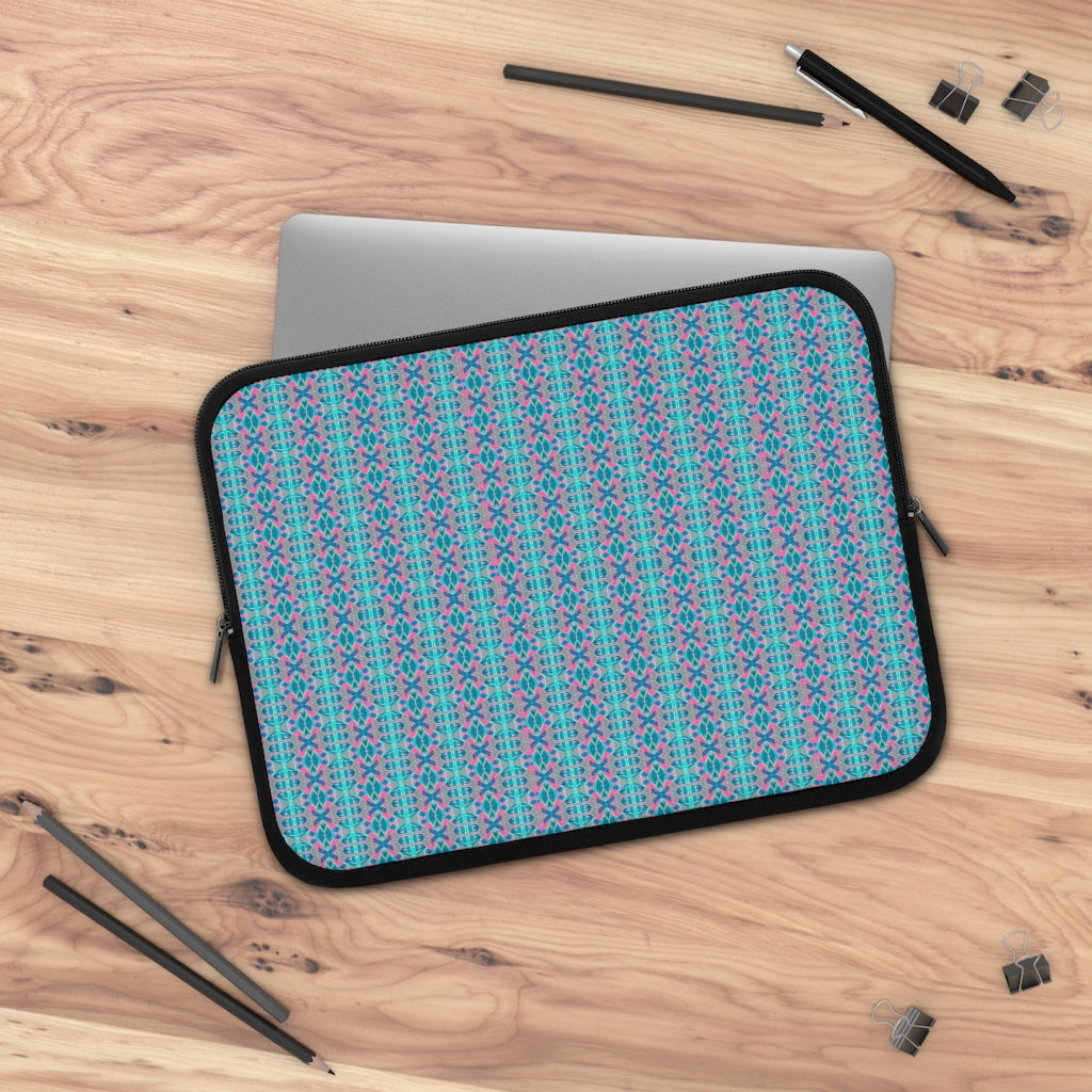 Robin Egg Blue Seed Pod Print Laptop Sleeve