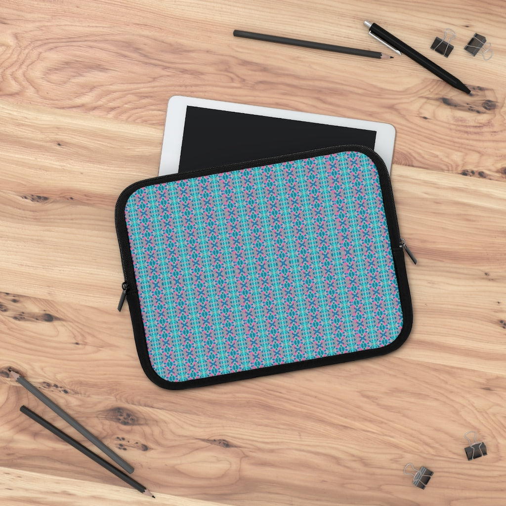 Robin Egg Blue Seed Pod Print Laptop Sleeve