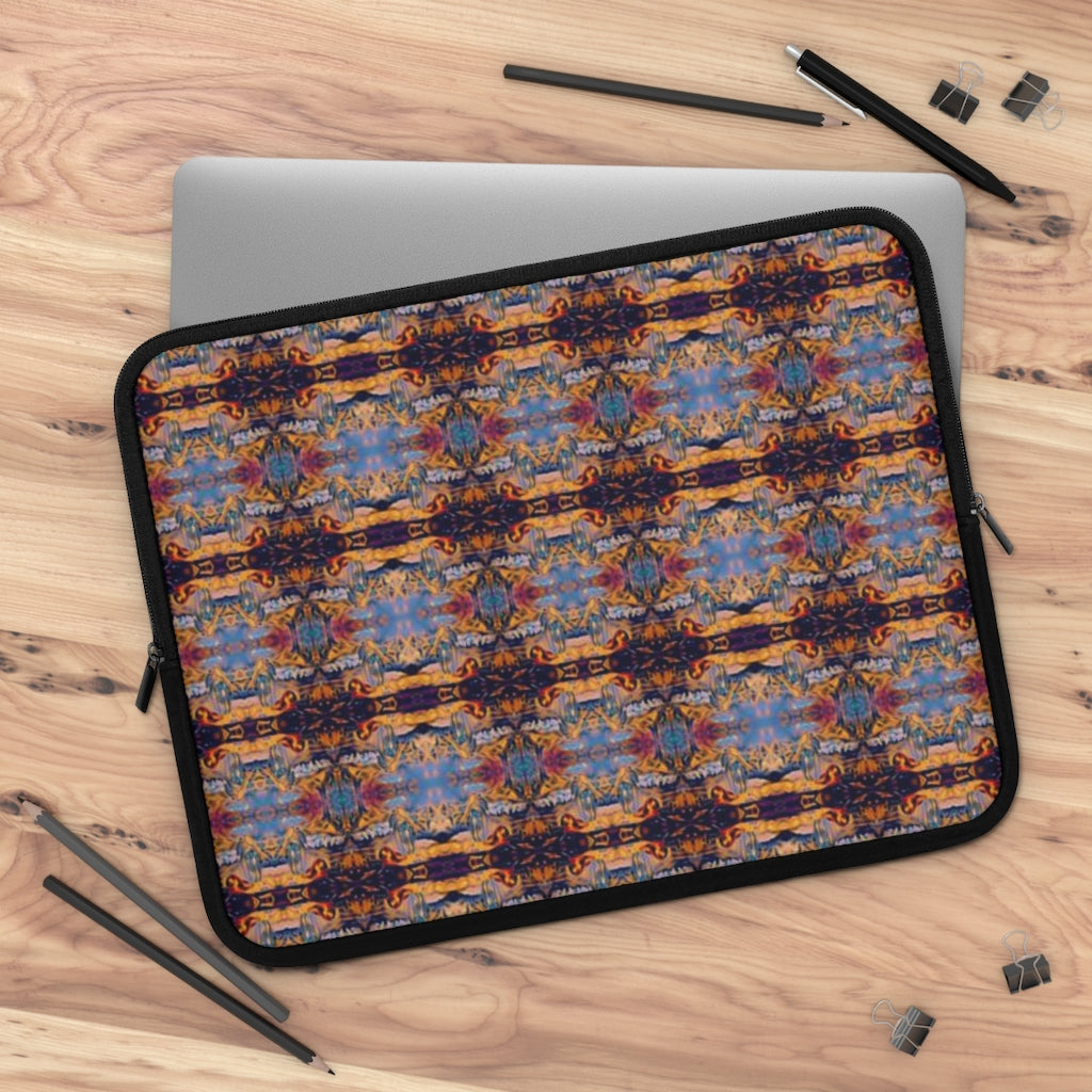 City Birds Print Laptop Sleeve