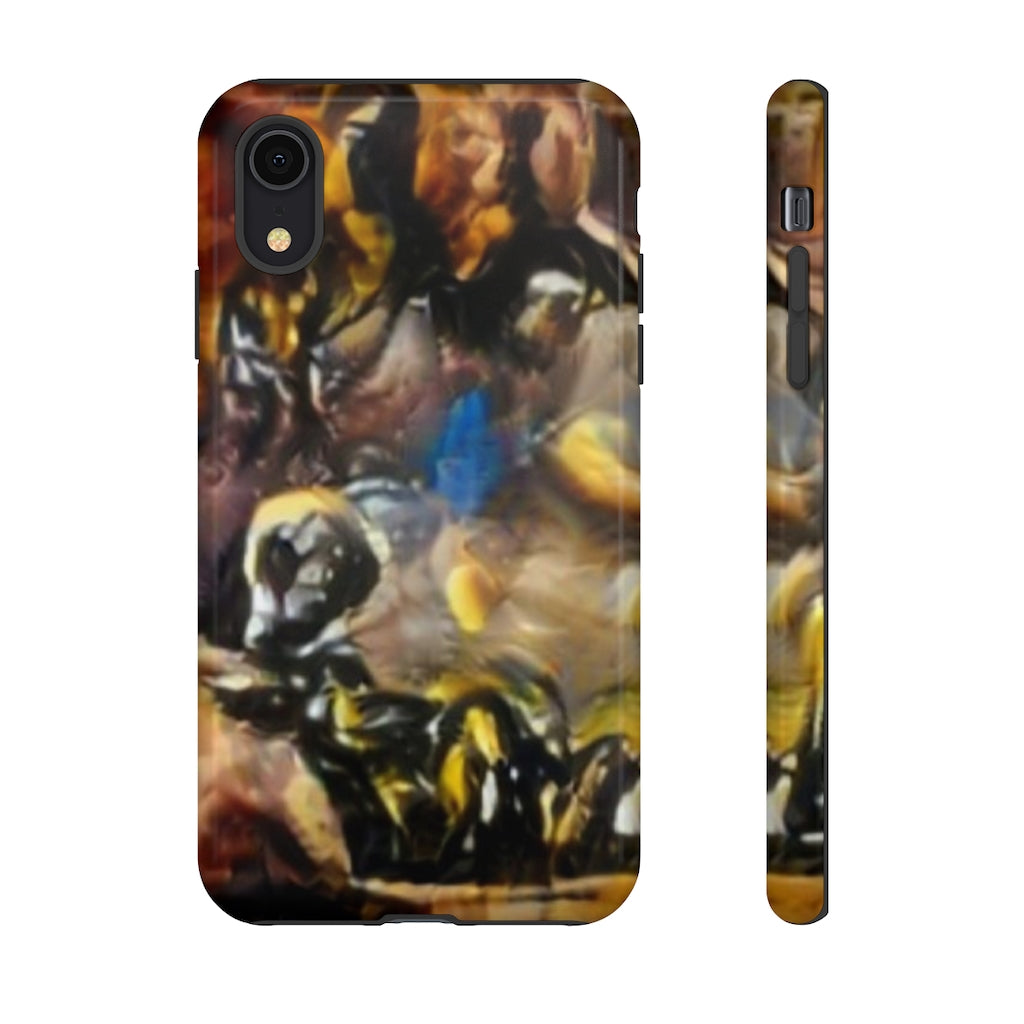 Bird At Apocalypse Prayer Art Tough Phone Case