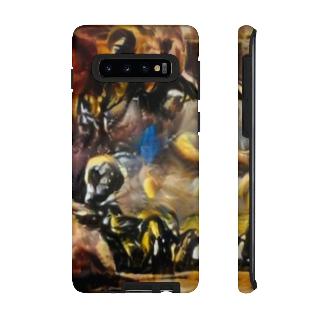 Bird At Apocalypse Prayer Art Tough Phone Case