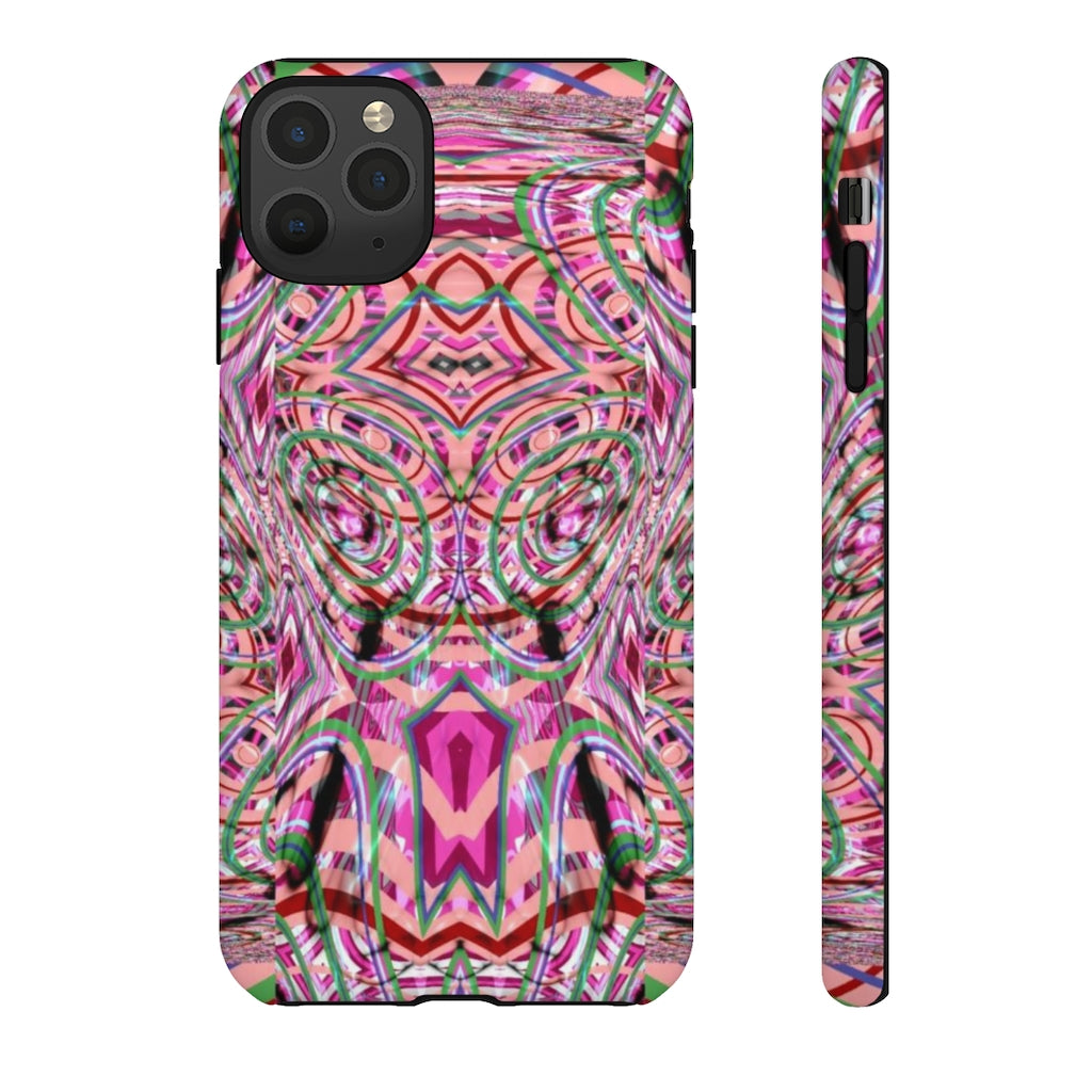 Pink Mess Art Tough Phone Cases