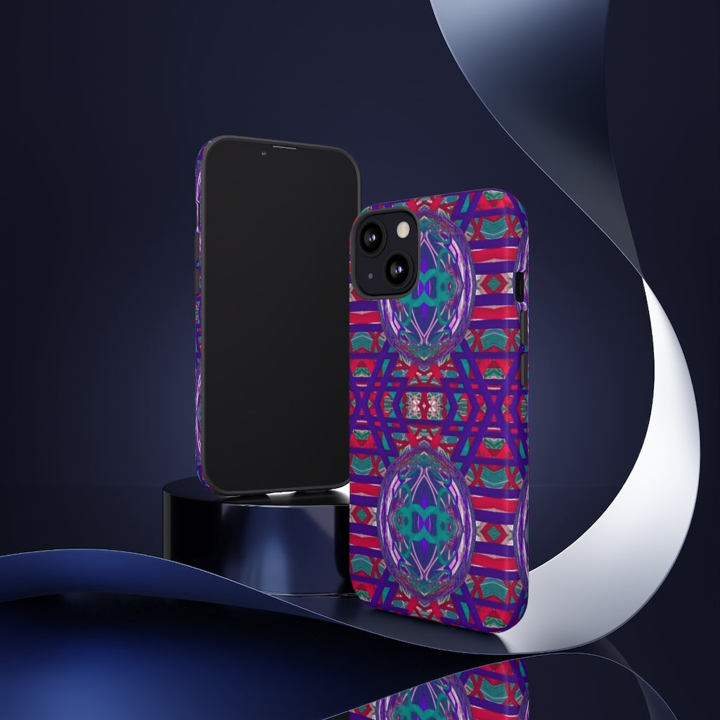 Purple Eggs Art Tough Phone Cases