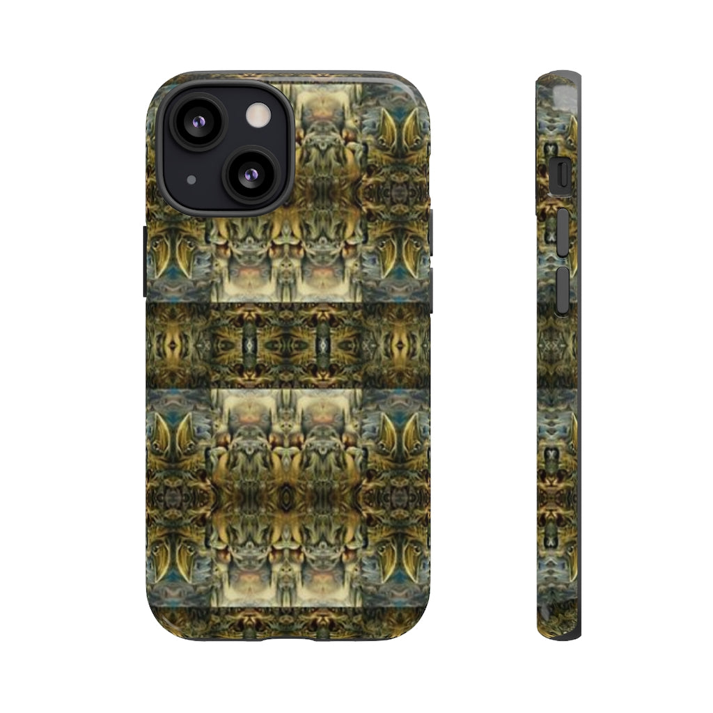 On Cats and Birds Art Tough Phone Case