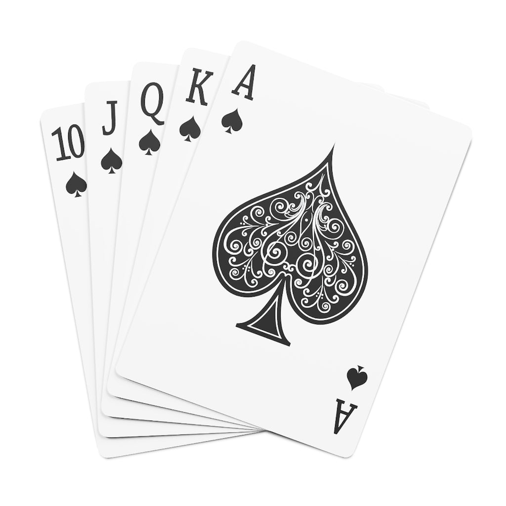 Skellton Key Print Poker Cards