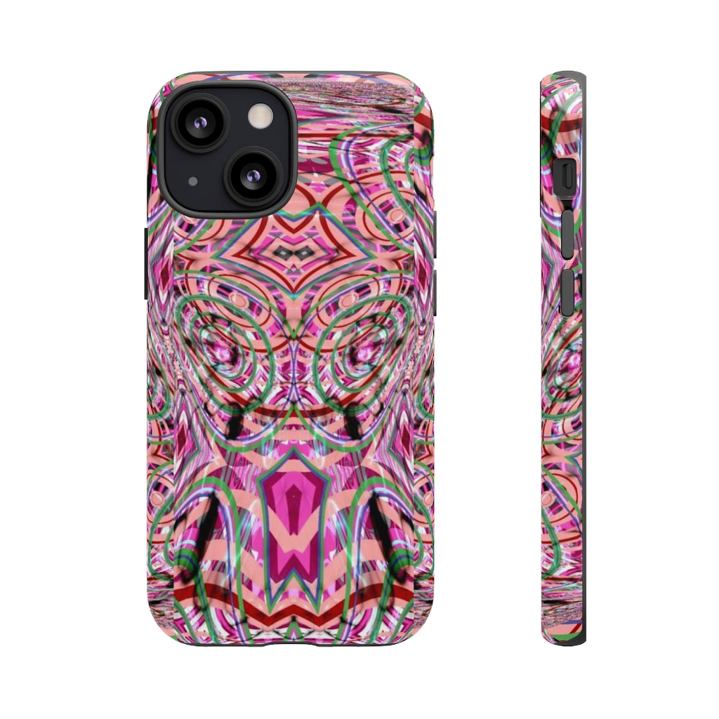 Pink Mess Art Tough Phone Cases