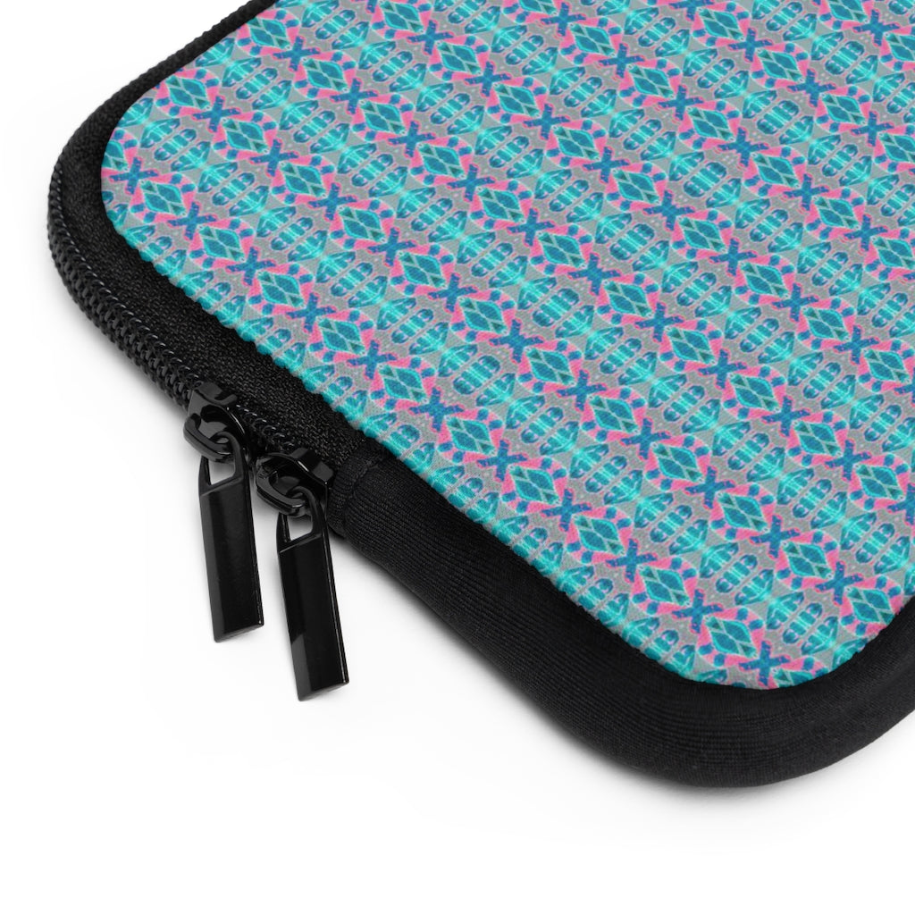 Robin Egg Blue Seed Pod Print Laptop Sleeve