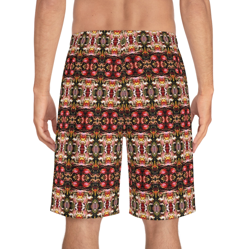 Oceans a Woman Print Men's Board Shorts