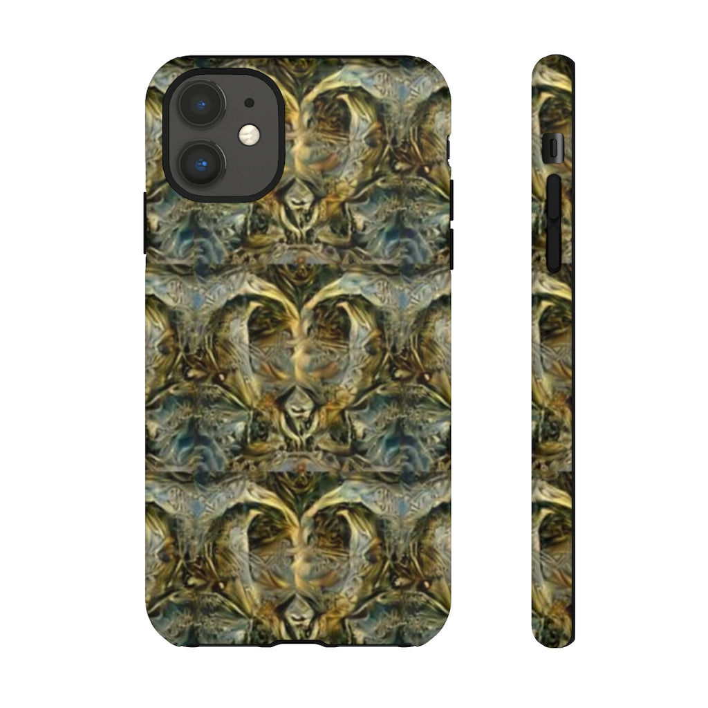 Ornate Gold Hearts II Tough Phone Case