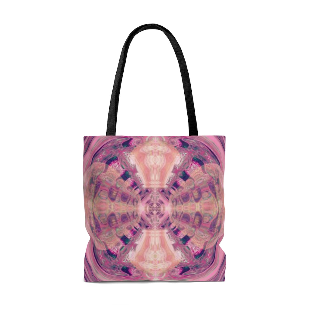 Pink Sparkly Print Tote Bag