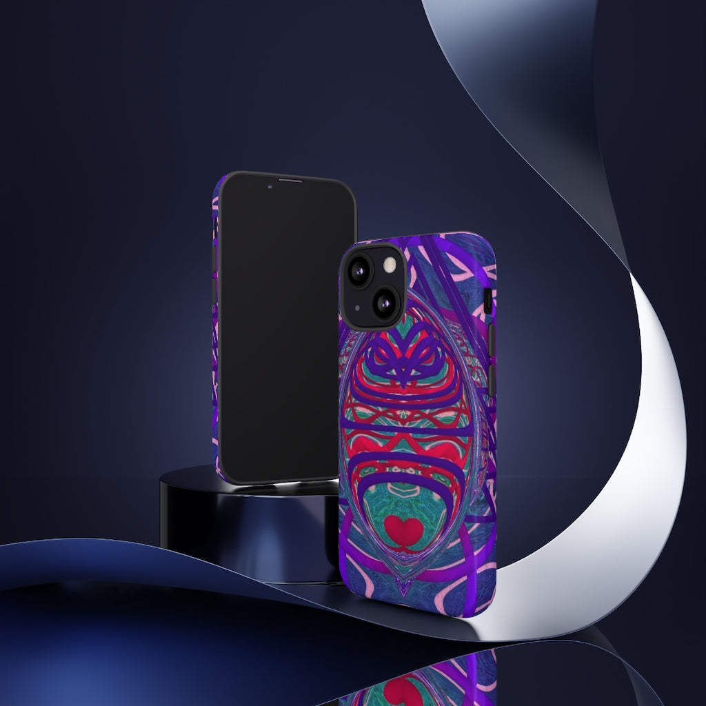 Burple Purd Art Tough Phone Case