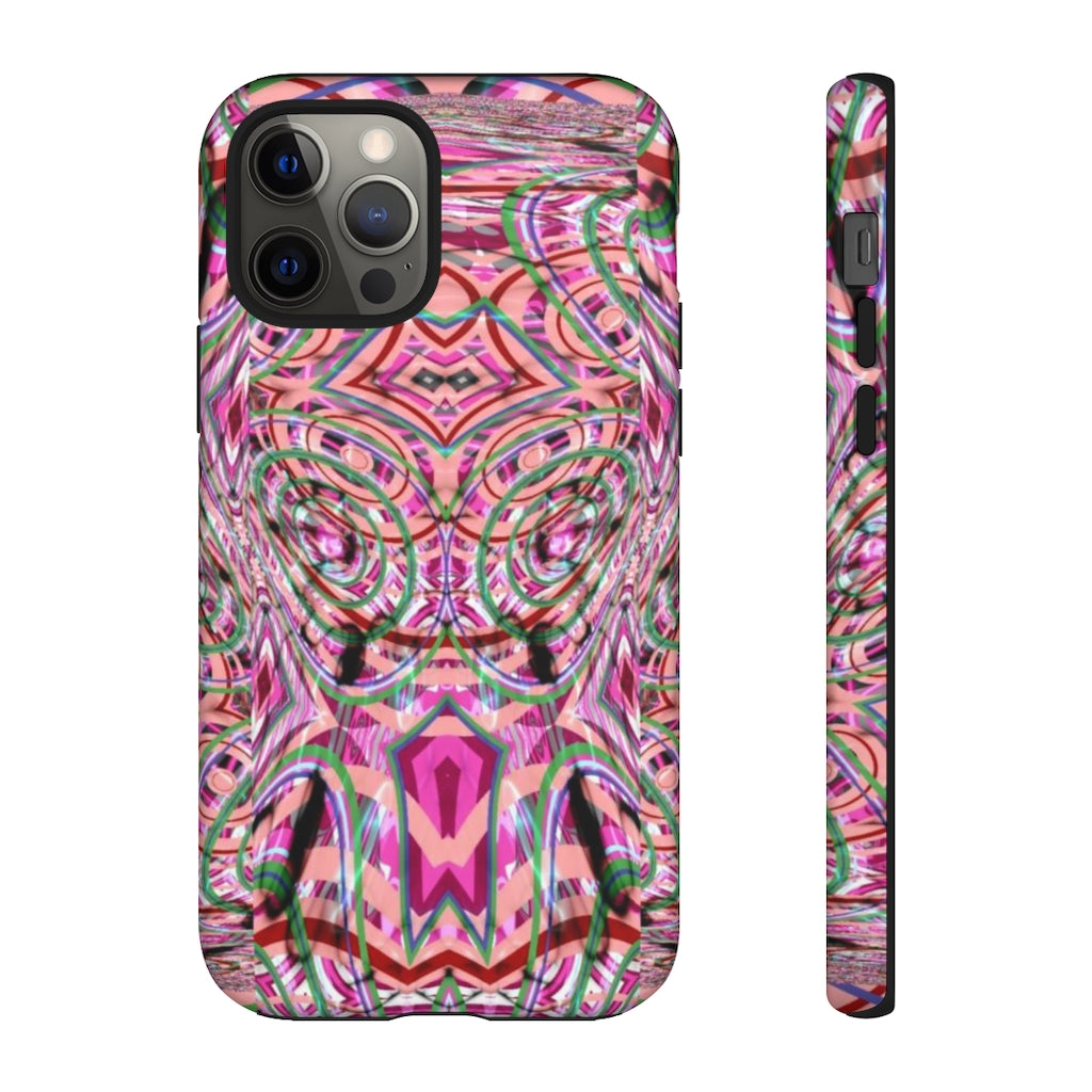 Pink Mess Art Tough Phone Cases