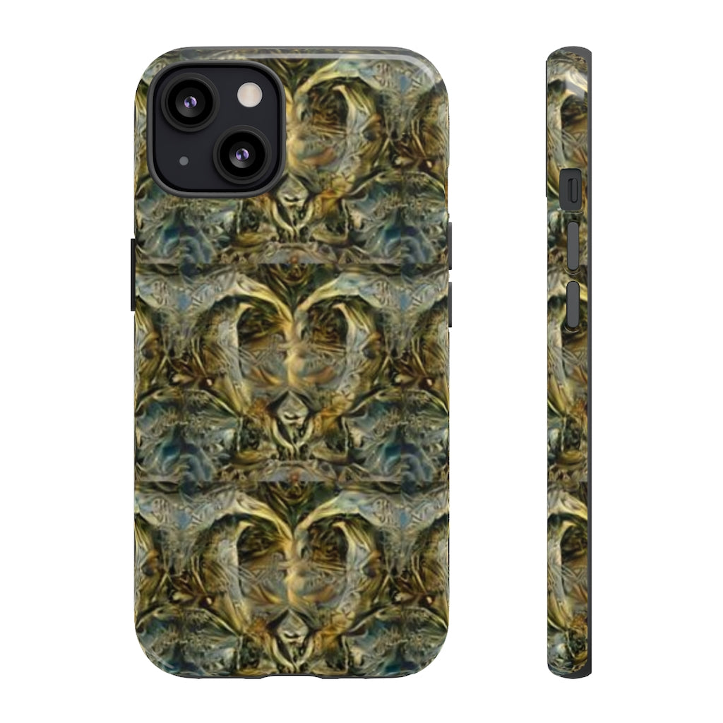 Ornate Gold Hearts II Tough Phone Case