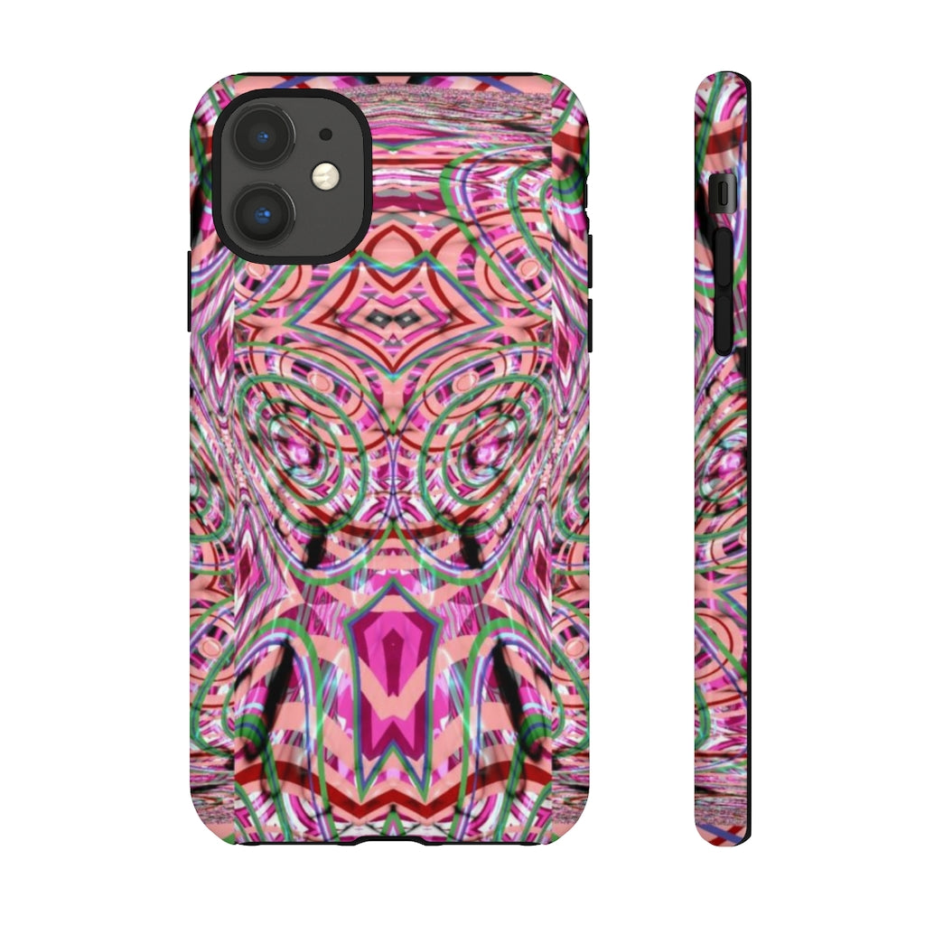 Pink Mess Art Tough Phone Cases